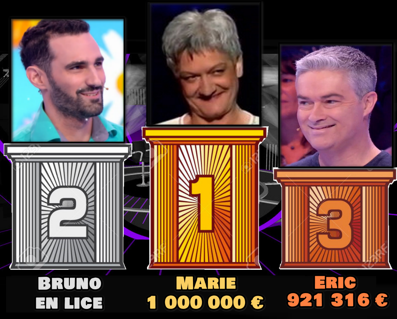 922 234 € : Bruno devient définitivement recordman de son émission et deuxième de l’histoire des jeux TV !!!