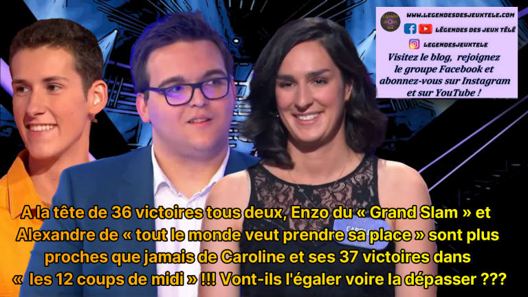 Nouveau Champion Tout Le Monde Veut Prendre Sa Place Pourquoi Caroline des « douze coups de midi » se voit-elle tant menacée