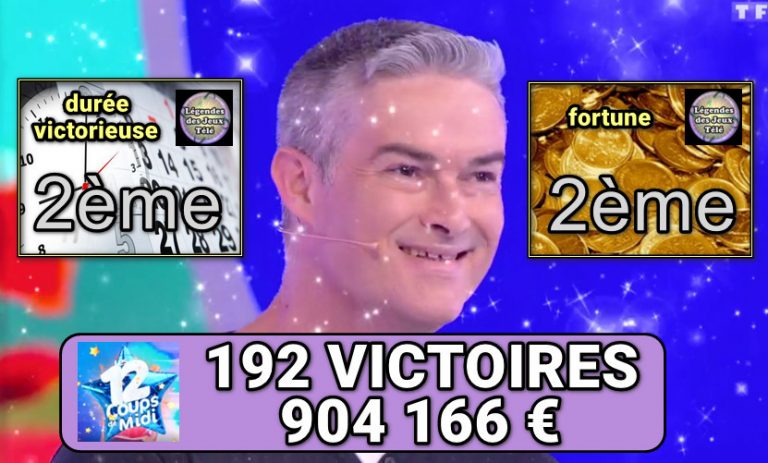 Qu'est Devenu Pierre Marie Des Douze Coups De Midi FANTASTIQUE : Eric devient LE plus grand gagnant des "12 coups de midi