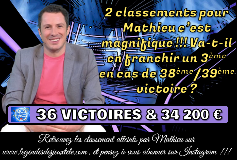 Classé parmi les records de France TV et France 2, Mathieu de « tout le monde veut prendre sa place » prêt à marquer les hommes dans un jeu TV ?
